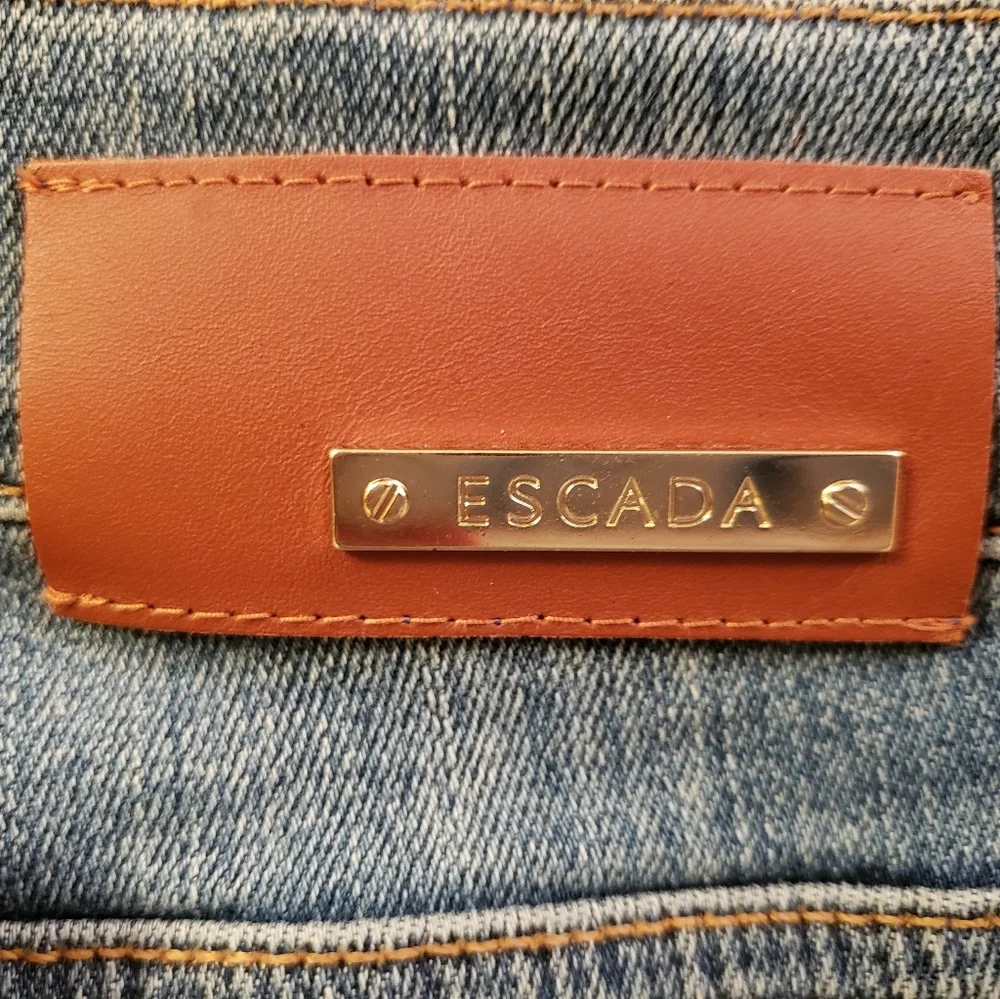Escada Distressed & Embelished Jeans - Picture 3 of 16